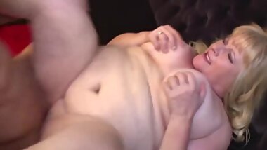 mature fat stepmom gets rough sex from stepson
