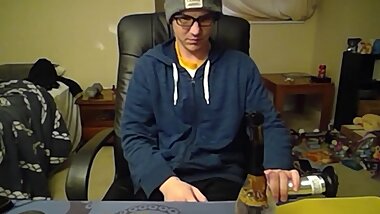 Young Nerd Doing a Dab