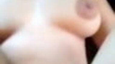 Desi muslim young couple at home