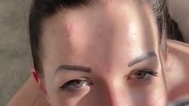 Facial in amateur canadian girl from ForSex.eu