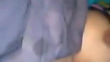 Village granny with boy