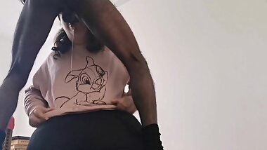Squatting In Church Girls Throat - While Her Husbands At Church