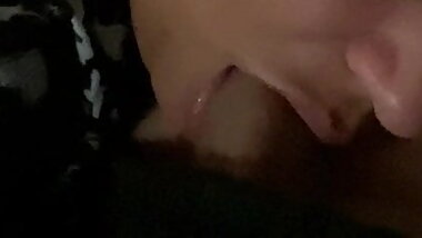 Mother sucking boyfriend&rsquo;s cock